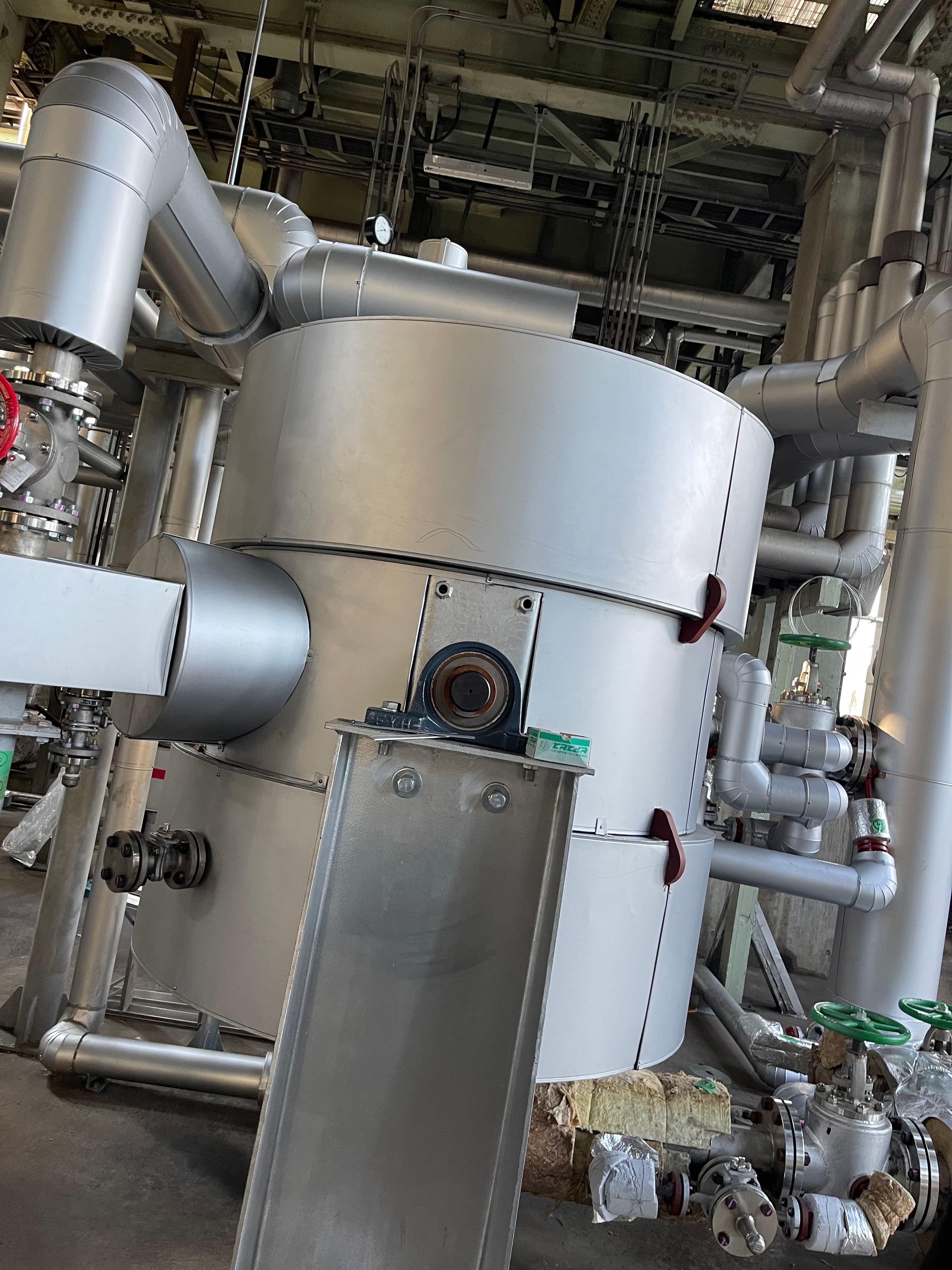 大型機器・タンク 保温施工 施工後